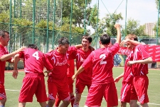 Благотворительный футбол от Оптима Банка