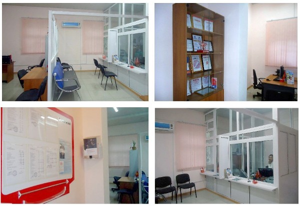 Новое помещение сберкассы в городе Кызыл-Кия